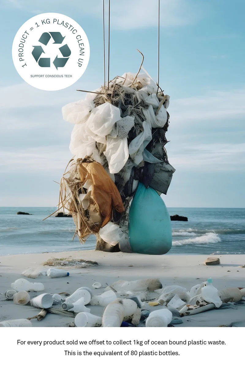 Super Pale USB A to Type C cable · 1.2 meter · Made of recycled plastics-1